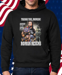 Roman Reigns Thank You Roman August 30 2020 April 7 2024 Shirt