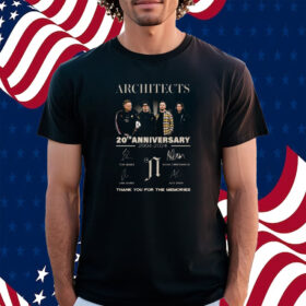 Architects 20th Anniversary 2004-2024 Thank You For The Memories T-Shirt