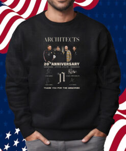 Architects 20th Anniversary 2004-2024 Thank You For The Memories T-Shirt Sweatshirt