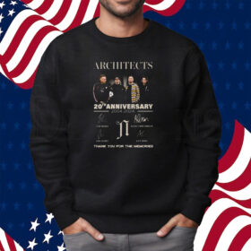 Architects 20th Anniversary 2004-2024 Thank You For The Memories T-Shirt Sweatshirt