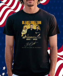 Blake Shelton 23rd Anniversary 2001-2024 Thank You For The Memories Shirt