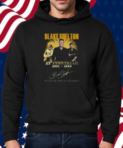 Blake Shelton 23rd Anniversary 2001-2024 Thank You For The Memories Shirt Hoodie