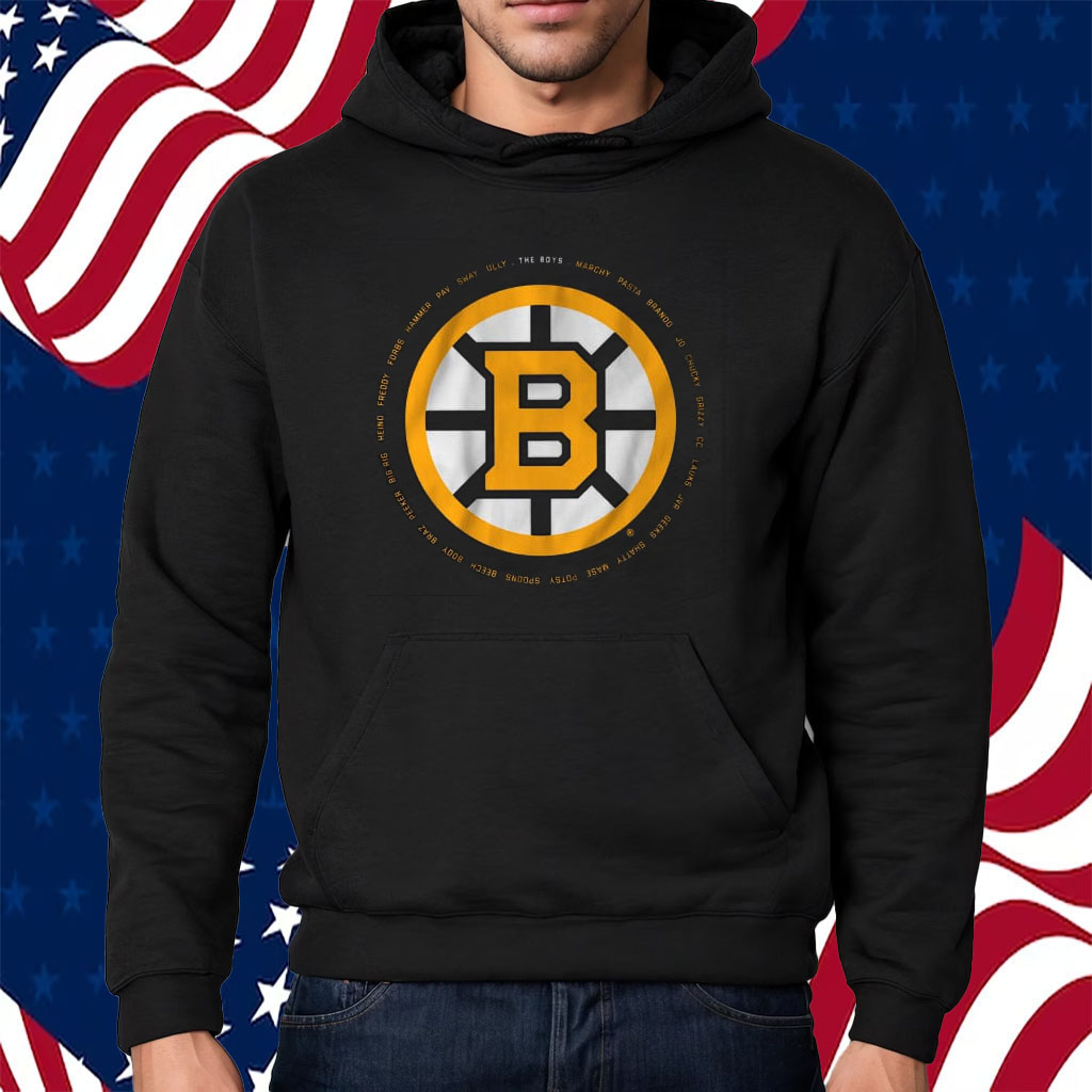 Bruins The Boys Marchy Pasta Brando Jo Chucky Grizzy Circle Shirt Hoodie