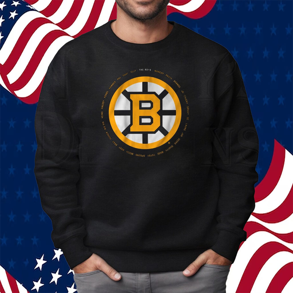Bruins The Boys Marchy Pasta Brando Jo Chucky Grizzy Circle Shirt Sweatshirt