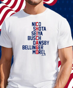 Chicago Names 2024 Nico Shota Seiya Busch Shirt