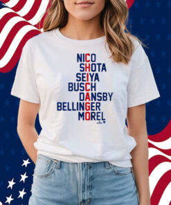 Chicago Names 2024 Nico Shota Seiya Busch Shirts