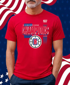 La Clippers 2024 Pacific Division Champions Locker Room Shirt