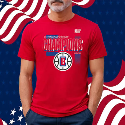 La Clippers 2024 Pacific Division Champions Locker Room Shirt