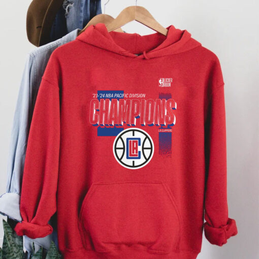 La Clippers 2024 Pacific Division Champions Locker Room Shirt Hoodie