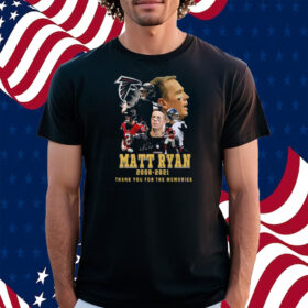 Matt Ryan 2008-2021 Thank You For The Memories Shirt