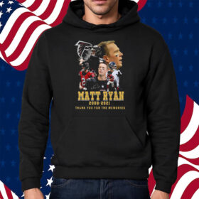 Matt Ryan 2008-2021 Thank You For The Memories Shirt Hoodie