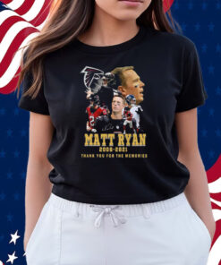 Matt Ryan 2008-2021 Thank You For The Memories Shirts