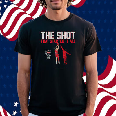 NC State Michael O'Connell Shot That Started It All Shirt