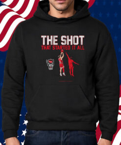 NC State Michael O'Connell Shot That Started It All Shirt Hoodie