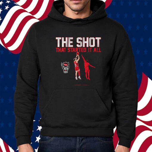 NC State Michael O'Connell Shot That Started It All Shirt Hoodie