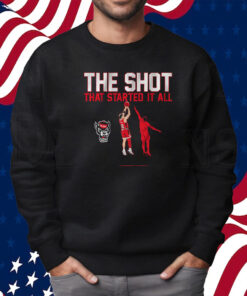 NC State Michael O'Connell Shot That Started It All Shirt Sweatshirt