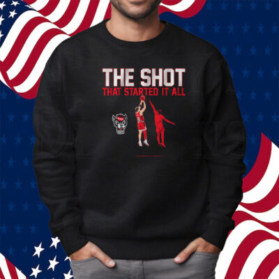 NC State Michael O'Connell Shot That Started It All Shirt Sweatshirt