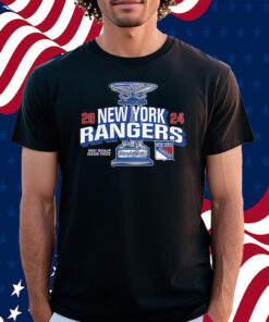 New York Rangers Fanatics Branded 2024 Presidents’ Trophy T-Shirt