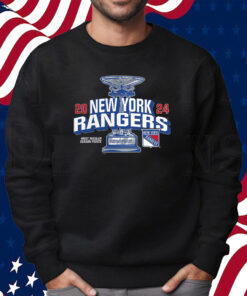 New York Rangers Fanatics Branded 2024 Presidents’ Trophy T-Shirt Sweatshirt