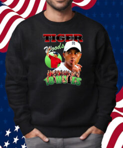Tiger Woods 18 Holes Shirt Sweatshirt