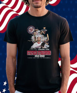 Washington Nationals Thank You Stephen Strasburg 2010-2022 Thank You For The Memories Shirt