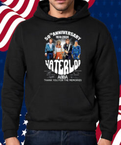 50th Anniversary 1974-2024 Waterloo ABBA Thank You For The Memories Shirt Hoodie