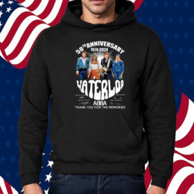 50th Anniversary 1974-2024 Waterloo ABBA Thank You For The Memories Shirt Hoodie