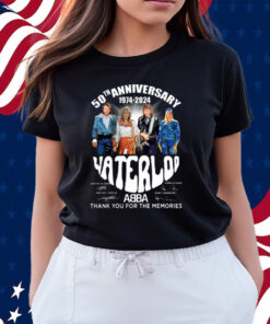 50th Anniversary 1974-2024 Waterloo ABBA Thank You For The Memories Shirts