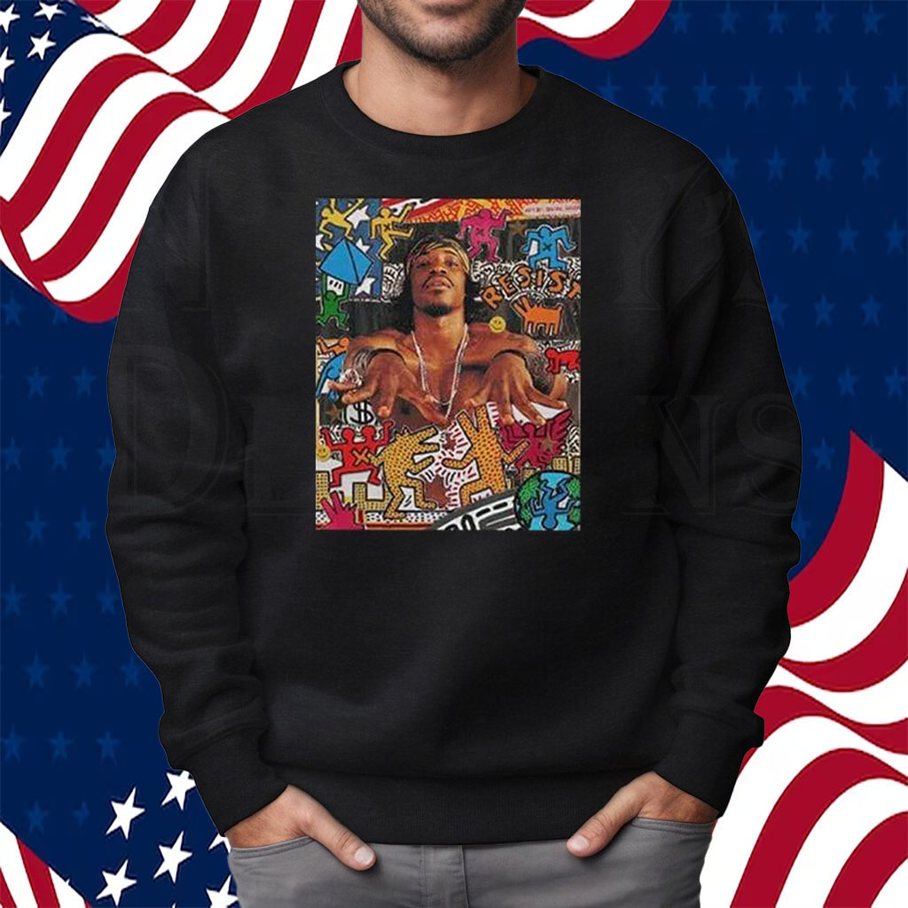 Andre 3000 x Keith Haring Wallpaper 2024 Shirt Sweatshirt