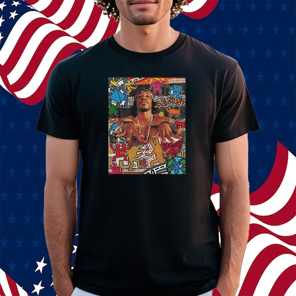 Andre 3000 x Keith Haring Wallpaper 2024 Shirt