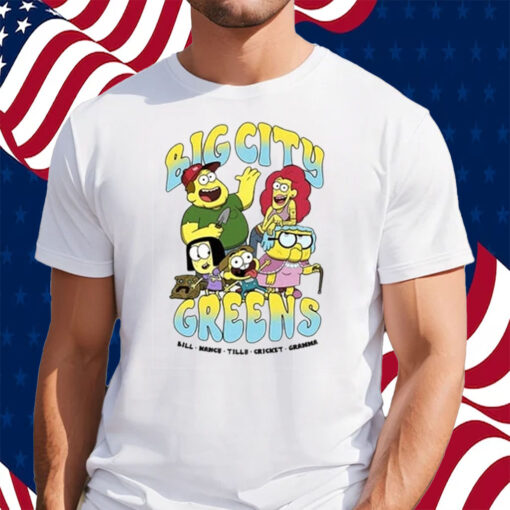 Big City Greens Bill Nancy Tilly Cricket Gramma Shirt