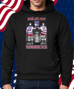 Deja Vu New York Rangers Messier 1994 And Zibanejad 2024 Shirt Hoodie