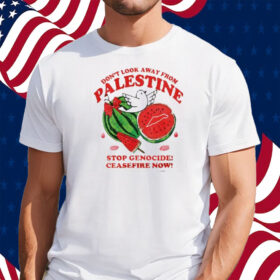 Don’t Look Away From Palestine Stop Genocide Ceasefire Now Shirt
