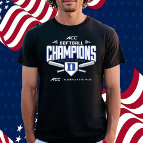 Duke Blue Devils 2024 Acc Softball Conference Tournament Champions Locker Room Shirt