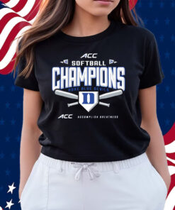 Duke Blue Devils 2024 Acc Softball Conference Tournament Champions Locker Room Shirts