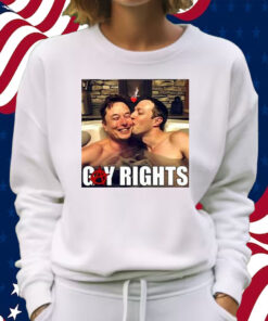 Gay Rights Elon Musk Kiss Mark Zuckerberg Shirt Sweatshirt