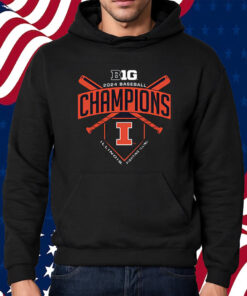 Illinois Fighting Illini 2024 Big Ten Baseball Regular Season Champions Shirt Hoodie