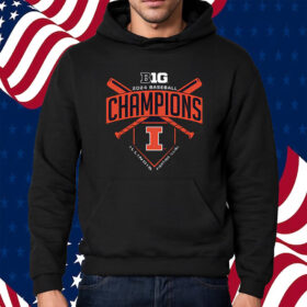 Illinois Fighting Illini 2024 Big Ten Baseball Regular Season Champions Shirt Hoodie