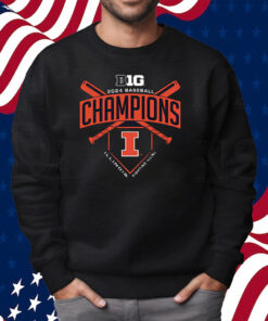 Illinois Fighting Illini 2024 Big Ten Baseball Regular Season Champions Shirt Sweatshirt