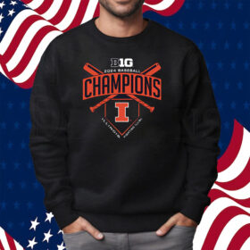 Illinois Fighting Illini 2024 Big Ten Baseball Regular Season Champions Shirt Sweatshirt