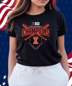Illinois Fighting Illini 2024 Big Ten Baseball Regular Season Champions Shirts
