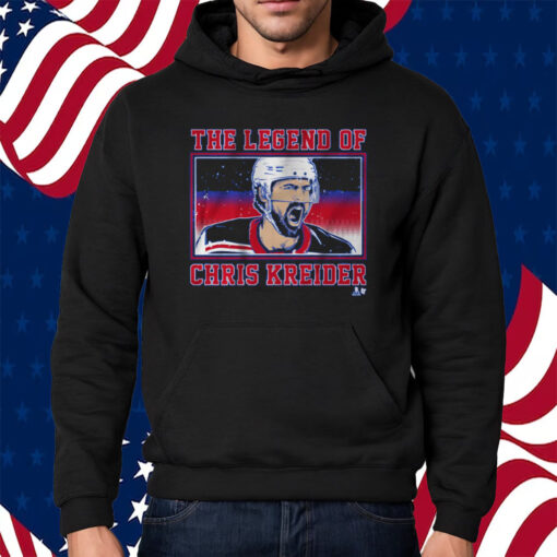 Legend of Chris Kreider Shirt Hoodie