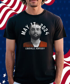 May 17 2024 Louisville Kentucky Scottie Scheffler Mugshot Shirt