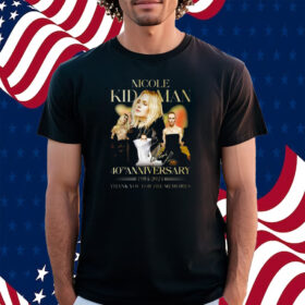 Nicole Kidman 40th Anniversary 1984-2024 Thank You For The Memories Shirt