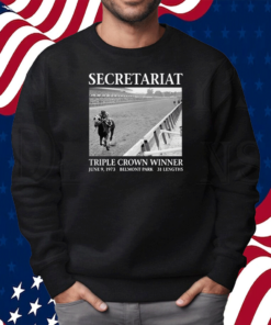 Secretariat Triple Crown Winner June 9 1973 Belmont Park 31 Lengths Shirt