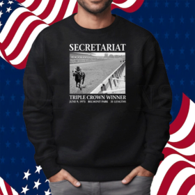 Secretariat Triple Crown Winner June 9 1973 Belmont Park 31 Lengths Shirt