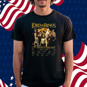 The Lord Of The Rings The Fellowship Of The Ring 25th Anniversary 2001-2026 Thank You For The Memories Shirt