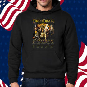 The Lord Of The Rings The Fellowship Of The Ring 25th Anniversary 2001-2026 Thank You For The Memories Shirt Hoodie