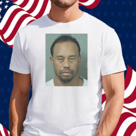 Tiger Woods Mugshot Shirt