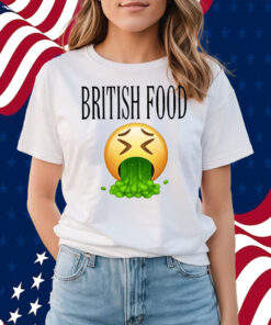 British Food Emoji Vomiting Shirts